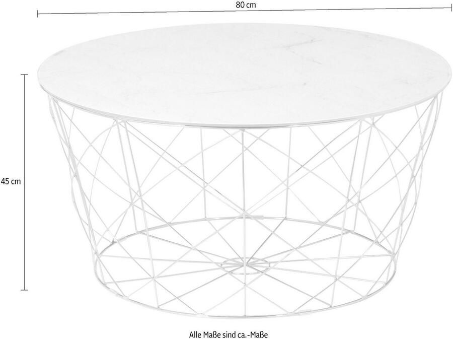 SalesFever Salontafel Caorle Couchtisch: Harmonisches Wohnambiente Mandframe - Foto 2