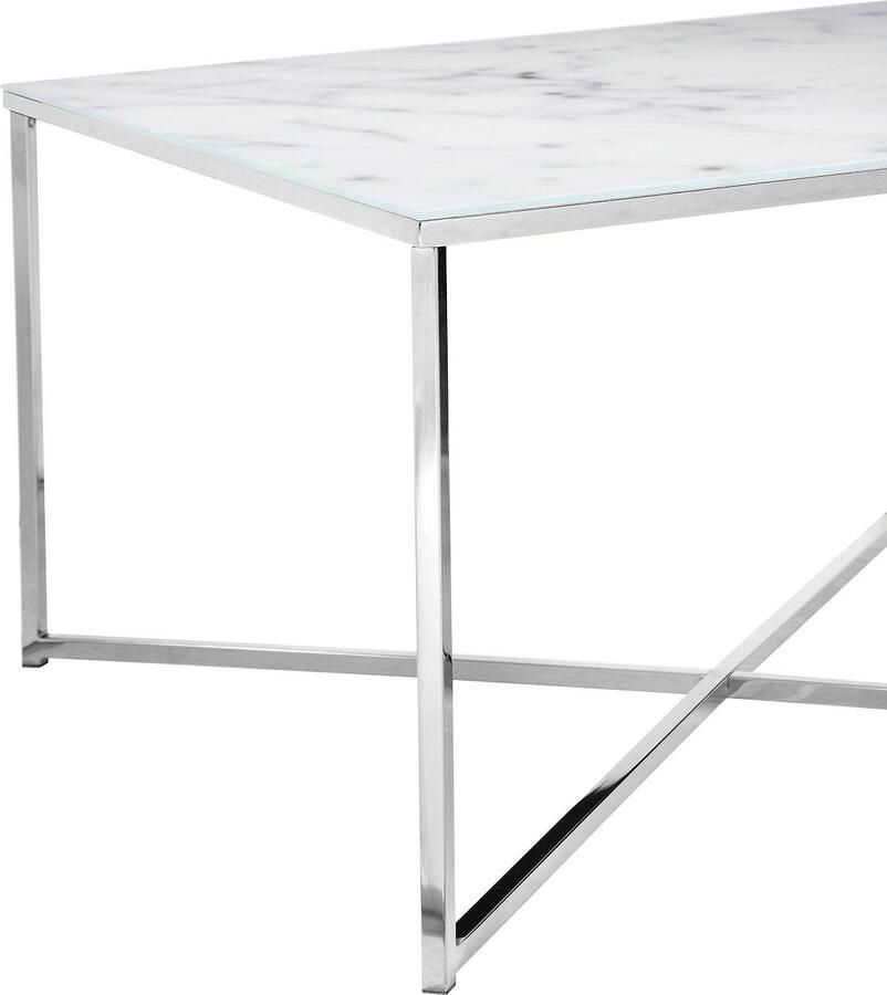 SalesFever Salontafel Caorle salontafel in elegante stijl Elegantie ontmoet functie: tafelblad in marmeroptiek - Foto 3