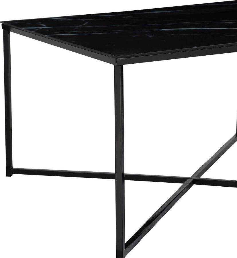 SalesFever Salontafel Caorle salontafel in elegante stijl Elegantie ontmoet functie: tafelblad in marmeroptiek - Foto 3