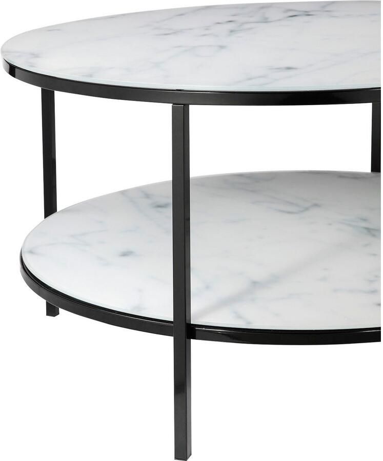 SalesFever Salontafel Caorle Couchtisch im minimalistischen Stil Tafelbladen in marmer-look - Foto 2