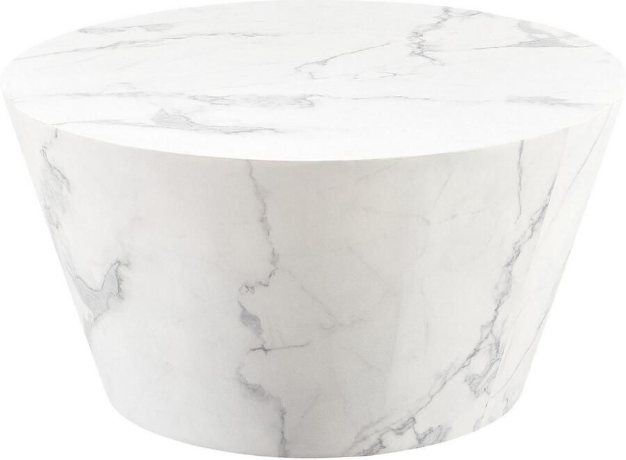 SalesFever Salontafel Couchtisch im minimalistischen Stil gefolieerd in marmerlook (1 stuk) - Foto 4