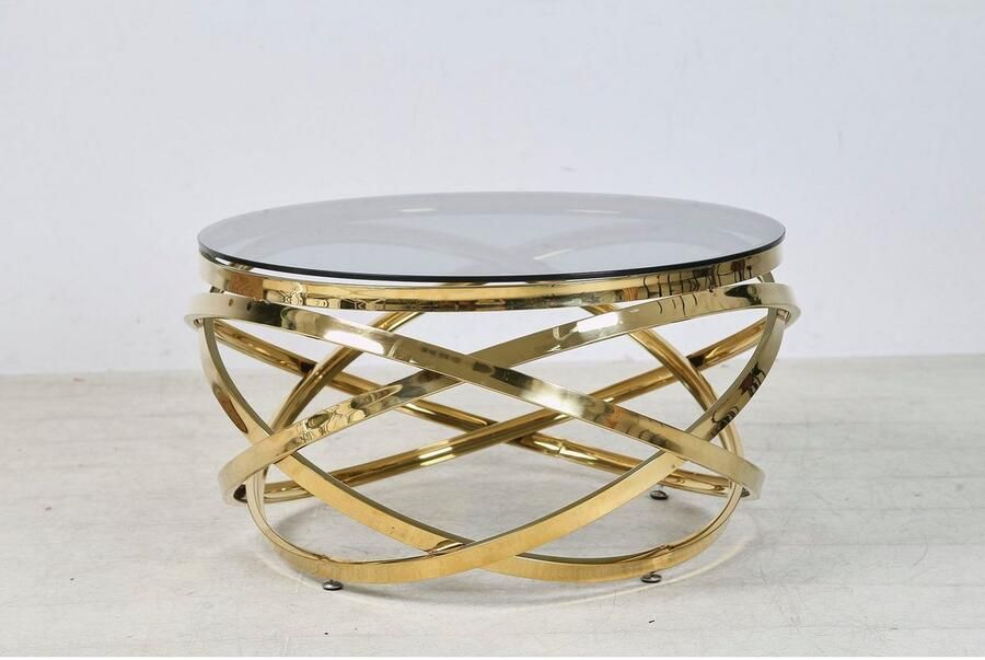 SalesFever Salontafel Couchtisch im trendigen Look Frame gemaakt van roestvrij edelstaal - Foto 16