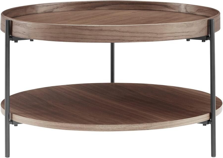 SalesFever Salontafel Couchtisch im stilvollen Look met 2 planken (1 stuk) - Foto 4