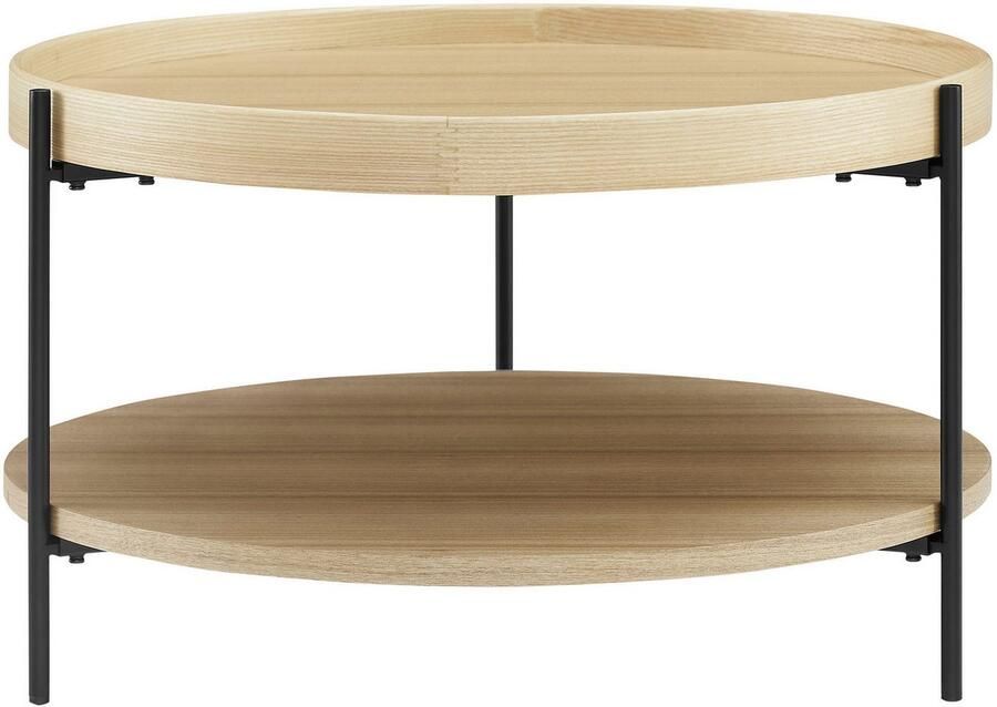 SalesFever Salontafel Couchtisch im stilvollen Look met 2 planken (1 stuk) - Foto 4