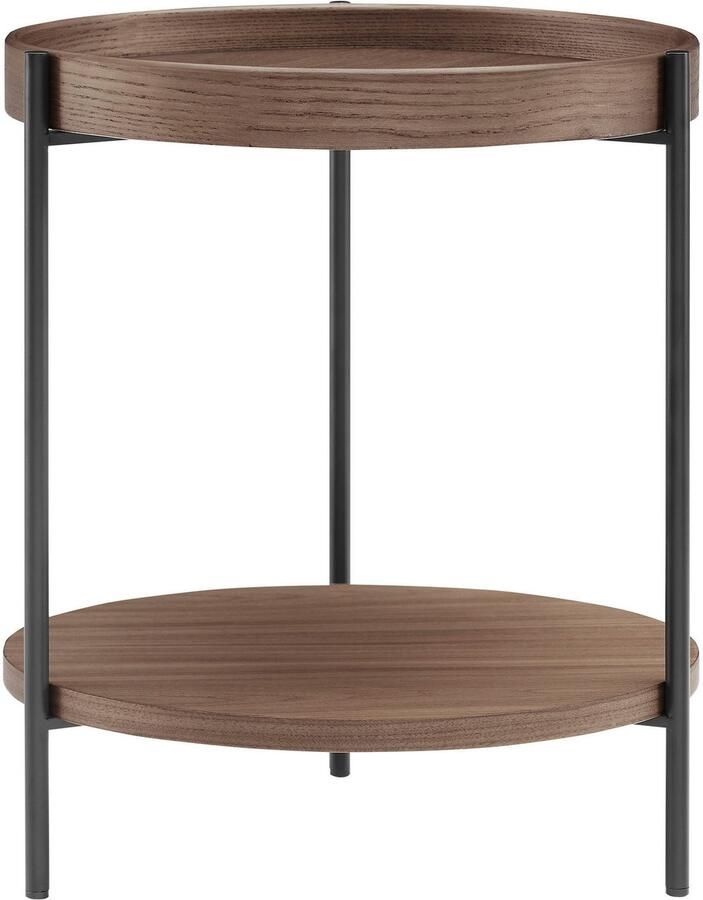 SalesFever Salontafel Couchtisch in stilvoller Optik met elk 2 opbergruimtes (set 2 stuks) - Foto 4