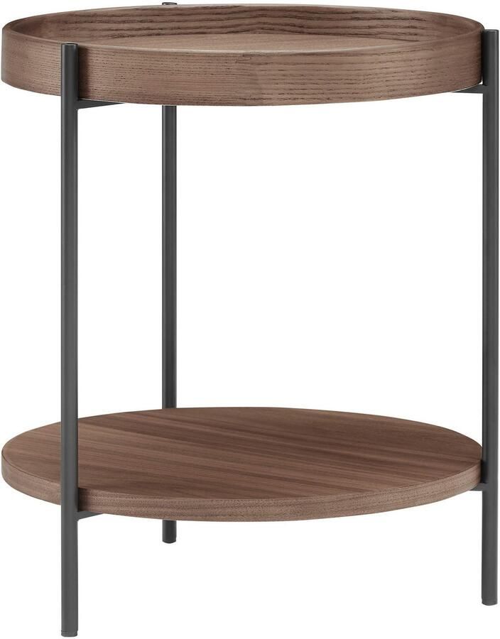 SalesFever Salontafel Couchtisch in stilvoller Optik met elk 2 opbergruimtes (set 2 stuks) - Foto 3