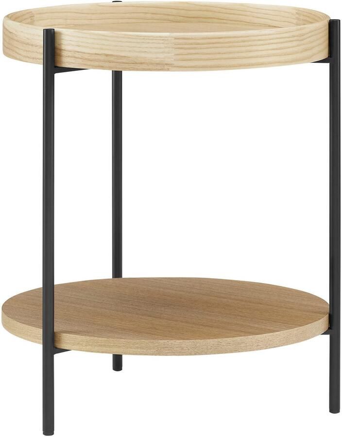 SalesFever Salontafel Couchtisch in stilvoller Optik met elk 2 opbergruimtes (set 2 stuks) - Foto 3