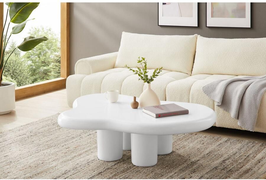 SalesFever Salontafel Couchtisch stilvoll und funktional wolkachtig in stripstijl - Foto 3