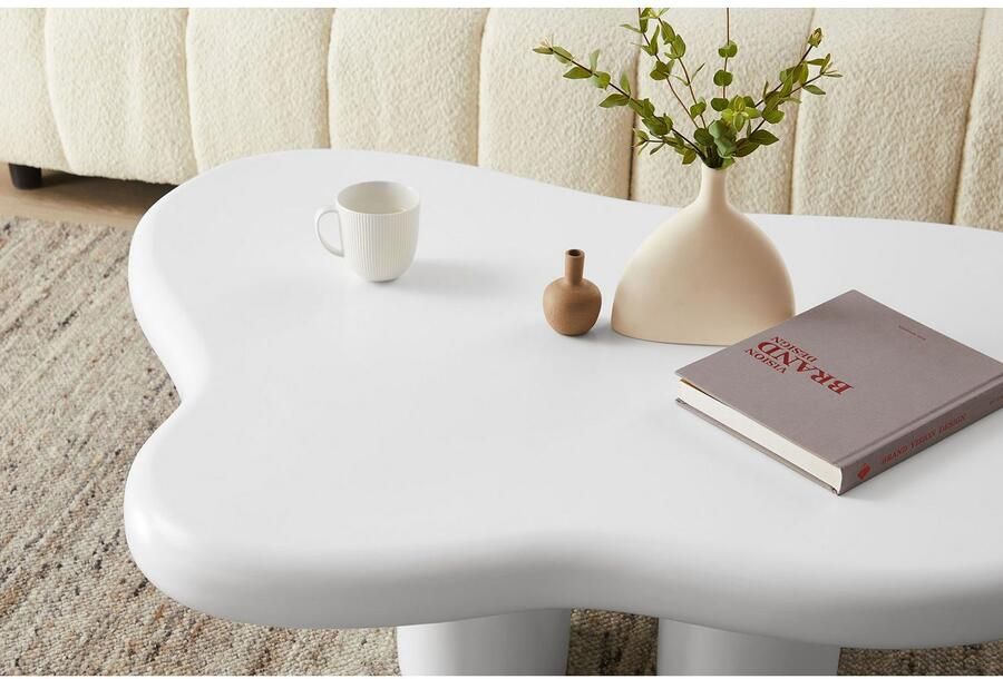 SalesFever Salontafel Couchtisch stilvoll und funktional wolkachtig in stripstijl - Foto 4