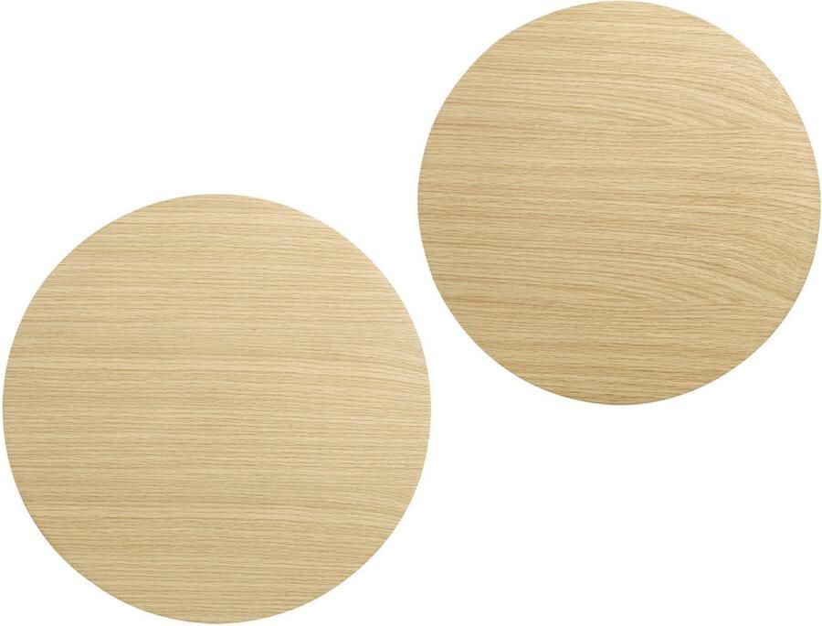 SalesFever Salontafel Couchtisch: Stilvoller Mittelpunkt met houtfineer (2 stuks)