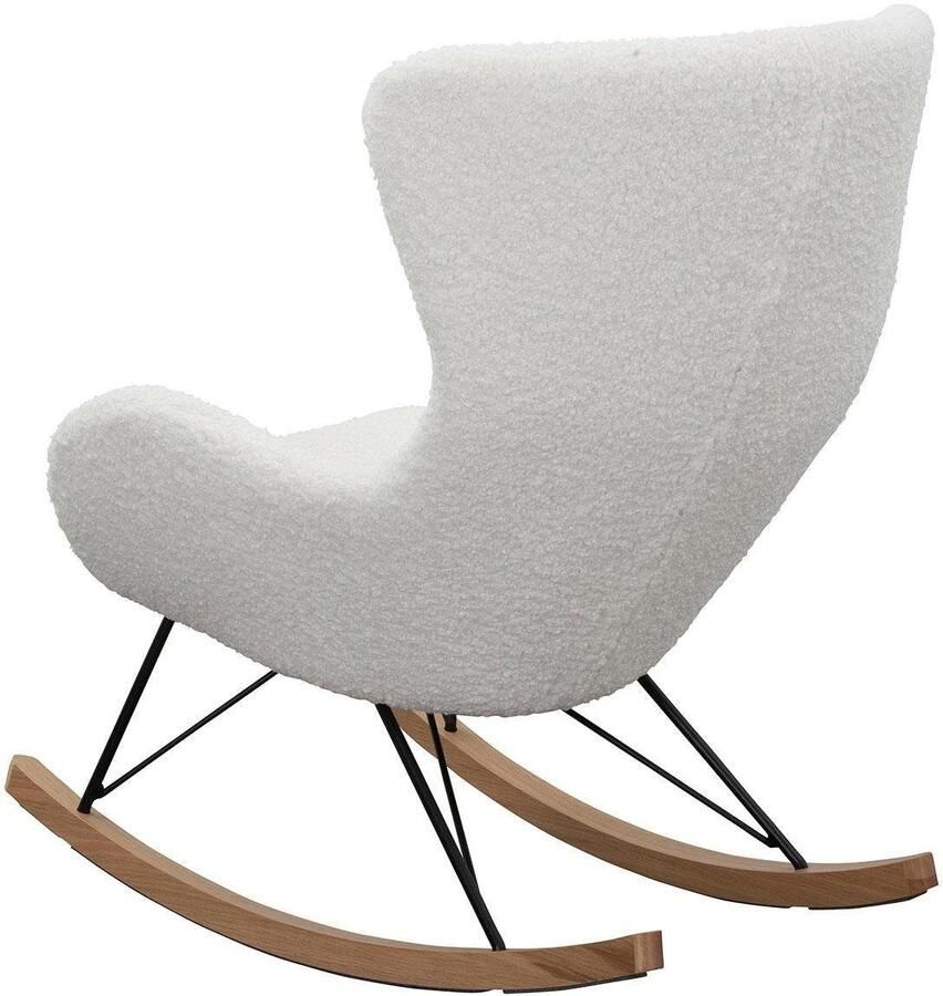 SalesFever Schommelstoel Ontspannende schommelstoel In charmant teddybontdesign - Foto 5