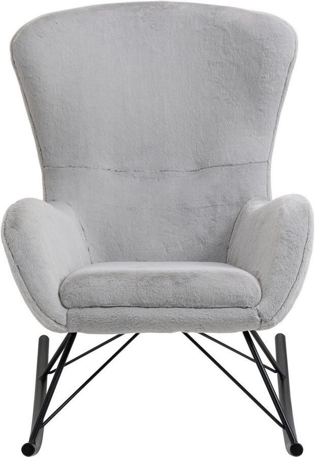 SalesFever Schommelstoel Komfortabel entspannen in lammy-look - Foto 6