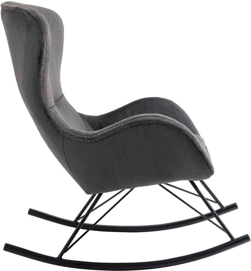 SalesFever Schommelstoel Komfortabel entspannen in lammy-look - Foto 2