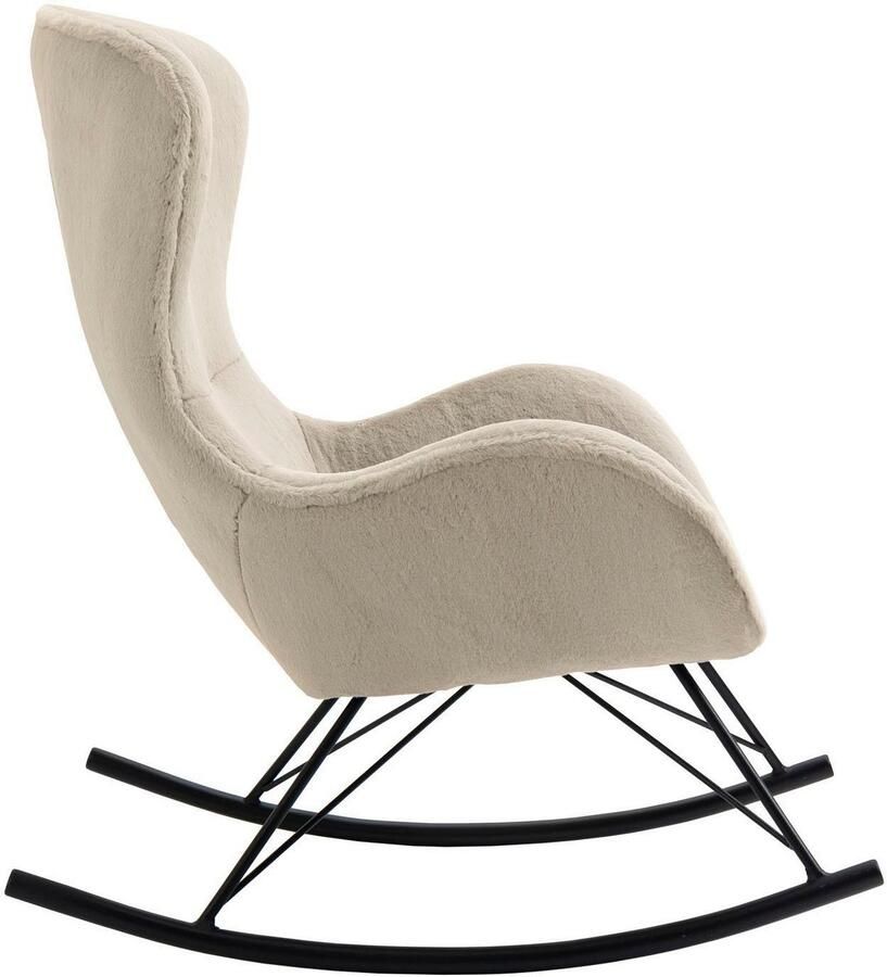 SalesFever Schommelstoel Komfortabel entspannen in lammy-look - Foto 2