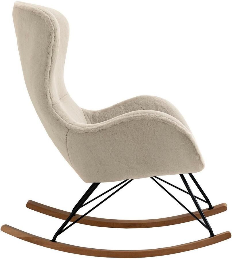 SalesFever Schommelstoel Comfortabel en in Vintage-stijl - Foto 4