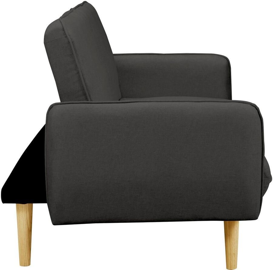 SalesFever Slaapbank Komfortables Linköping Schlafsofa met knoopbevestiging op de rug en slaapfunctie breedte 188 cm