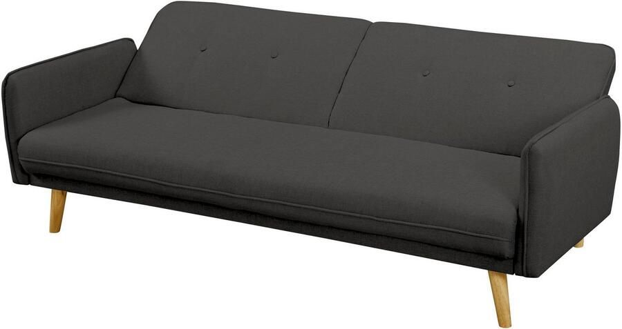 SalesFever Slaapbank Komfortables Linköping Schlafsofa met knoopbevestiging op de rug en slaapfunctie breedte 188 cm - Foto 4