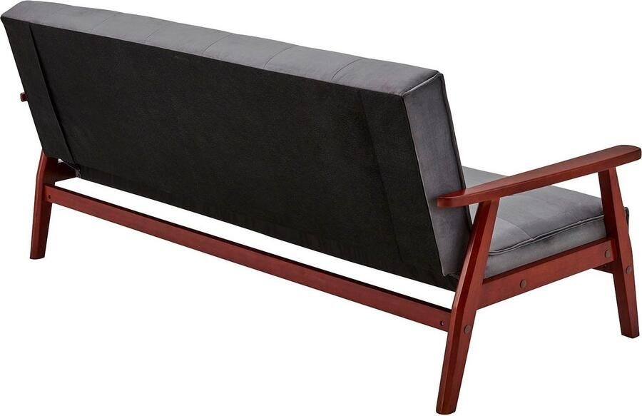 SalesFever Slaapbank Skagen 3-zitsbank Houten frame Sofa: Ontspanning en slaap op 190cm breedte - Foto 7