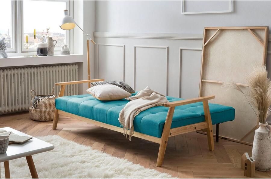 SalesFever Slaapbank Skagen 3-Sitzer Schlafsofa met houten frame 60° relax- en slaapfunctie breedte 190 cm - Foto 8