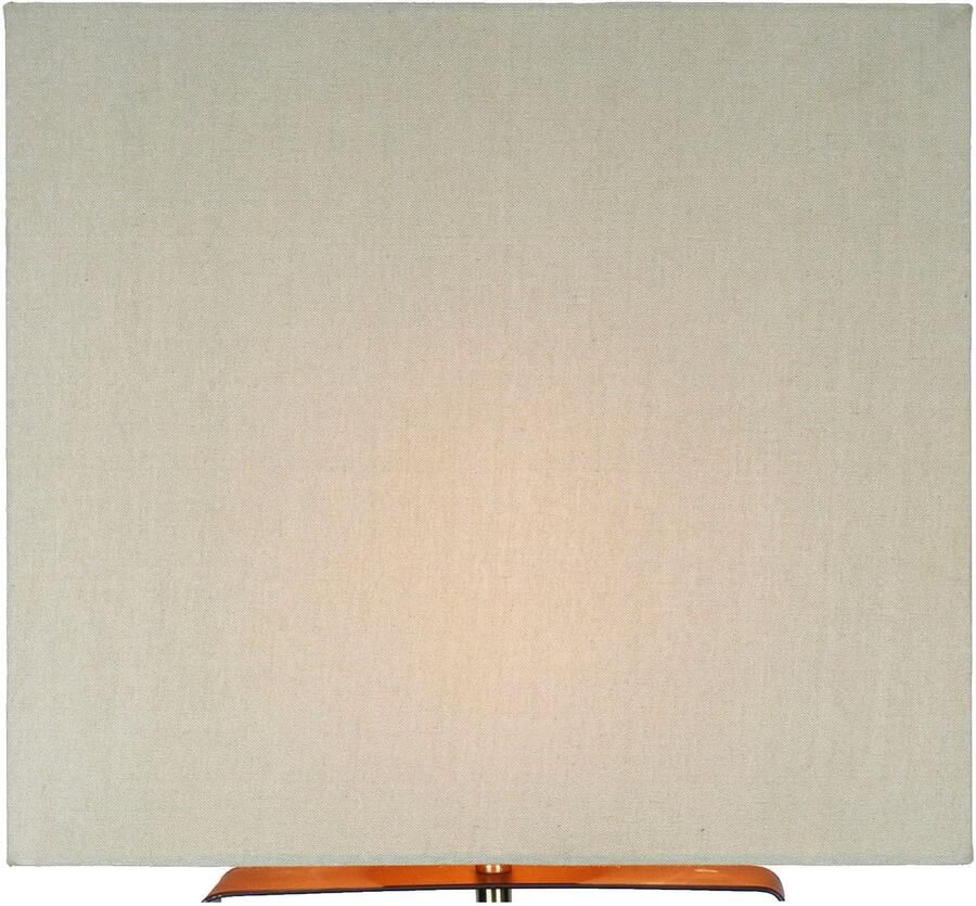 SalesFever Staande lamp Drijfhout Scherm binnenin goudkleur (1 stuk)