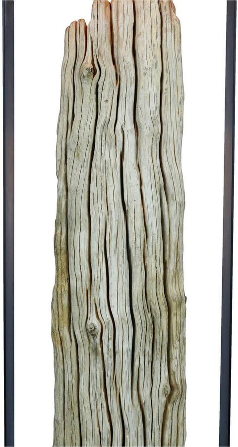 SalesFever Staande lamp Drijfhout Scherm binnenin goudkleur (1 stuk) - Foto 6