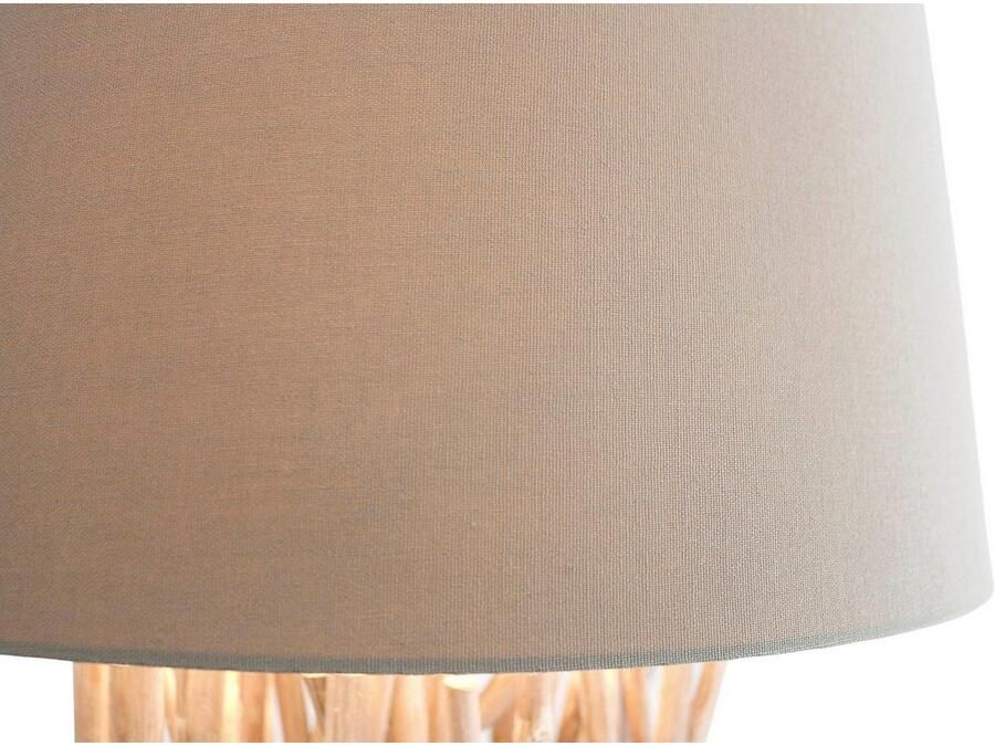 SalesFever Staande lamp Easton handgemaakt met linnen kap (1 stuk) - Foto 3