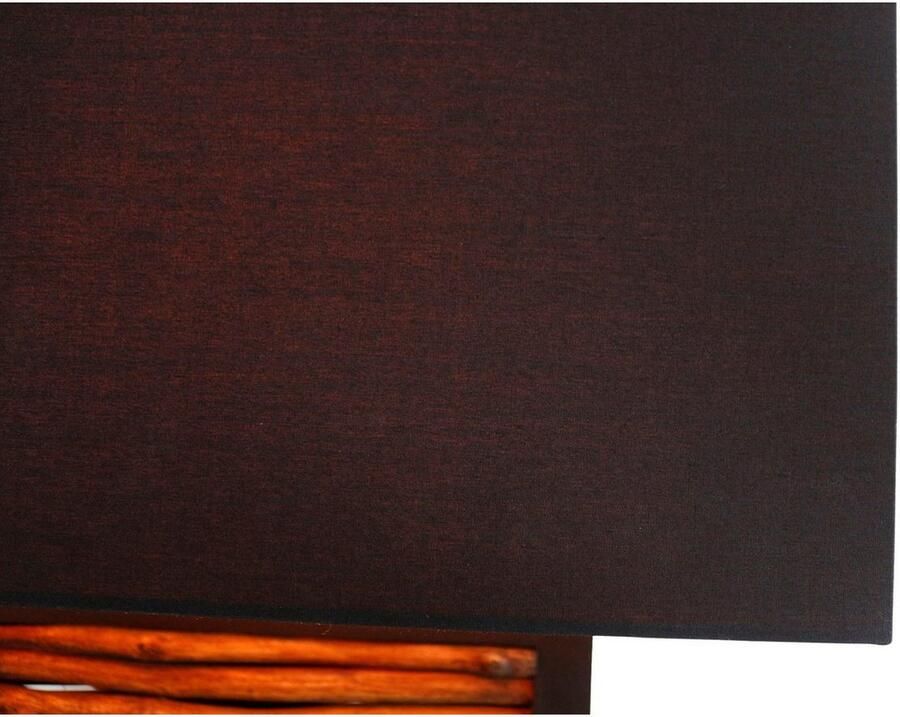 SalesFever Staande lamp Nabor handgemaakt kap goudkleur van binnen (1 stuk) - Foto 3