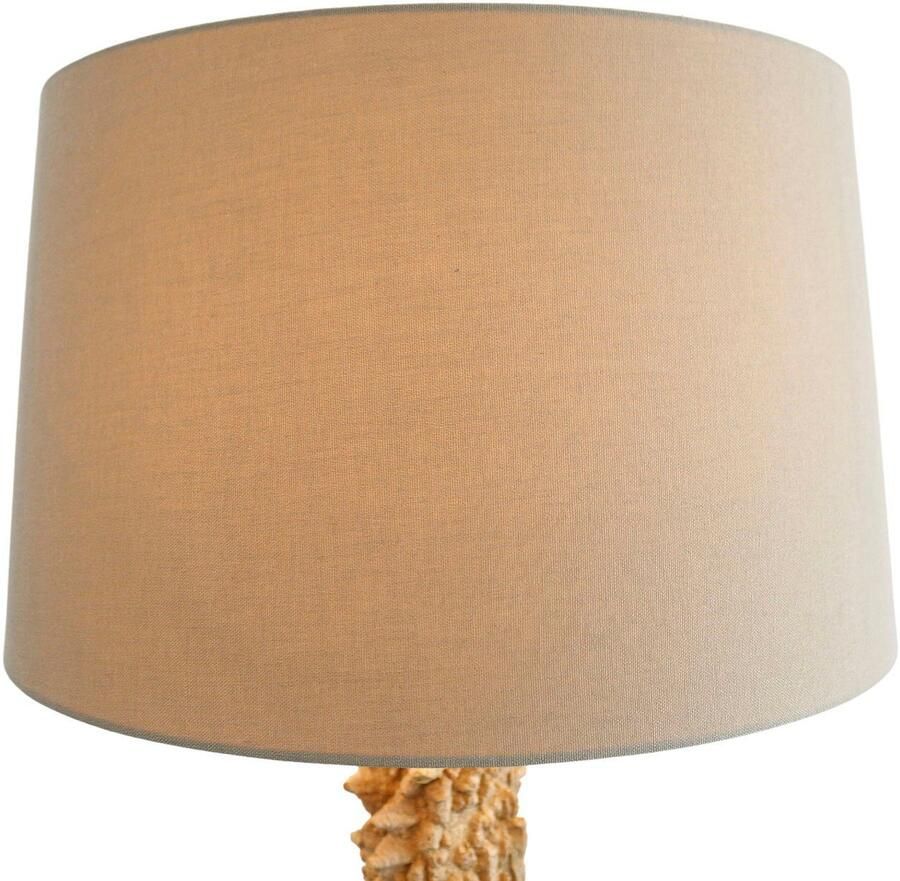 SalesFever Staande lamp Pandora handgemaakt met linnen kap (1 stuk) - Foto 2