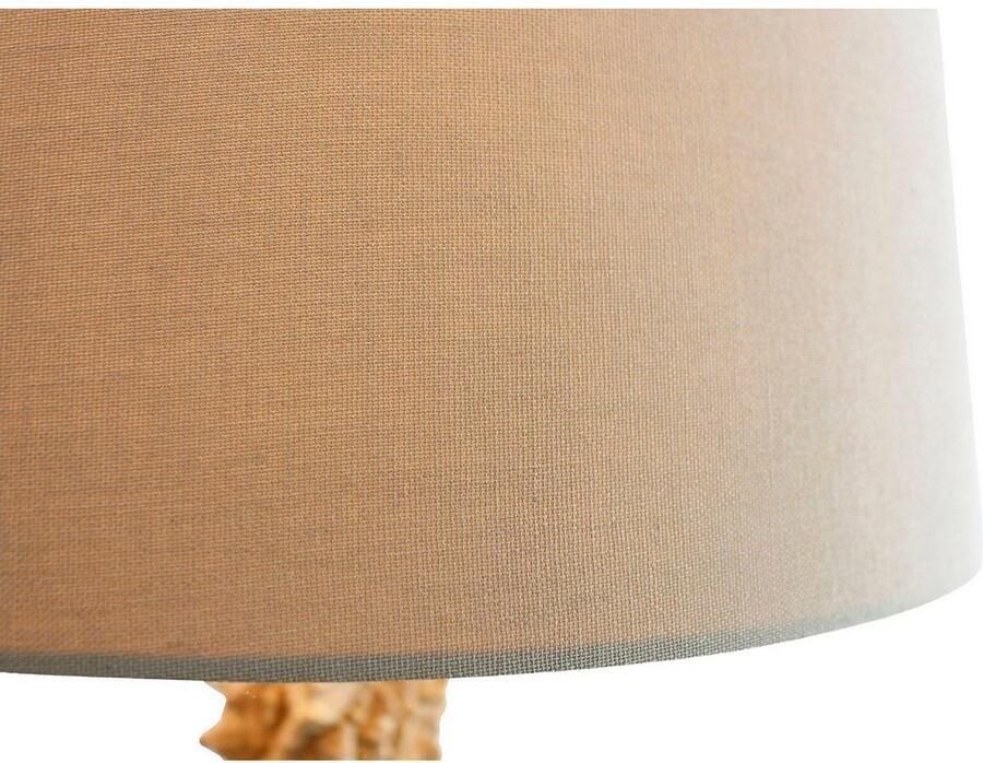 SalesFever Staande lamp Pandora handgemaakt met linnen kap (1 stuk) - Foto 3