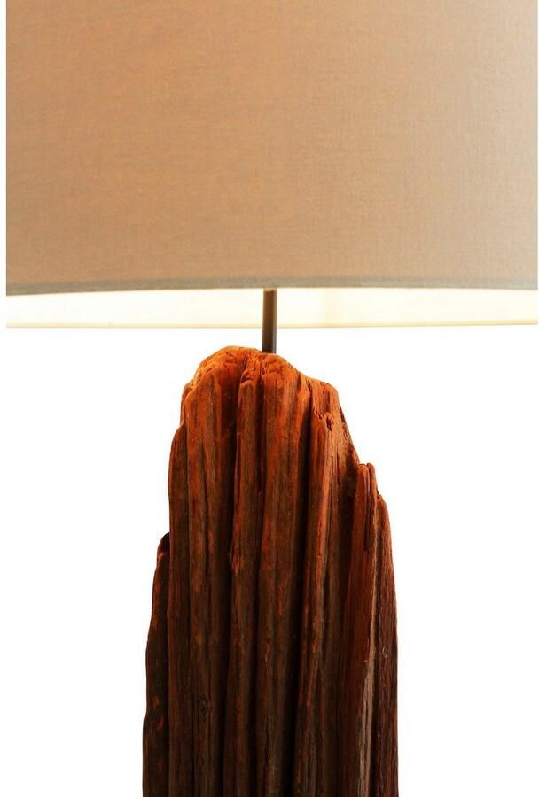 SalesFever Staande lamp Rosy handgemaakt met linnen kap (1 stuk) - Foto 6