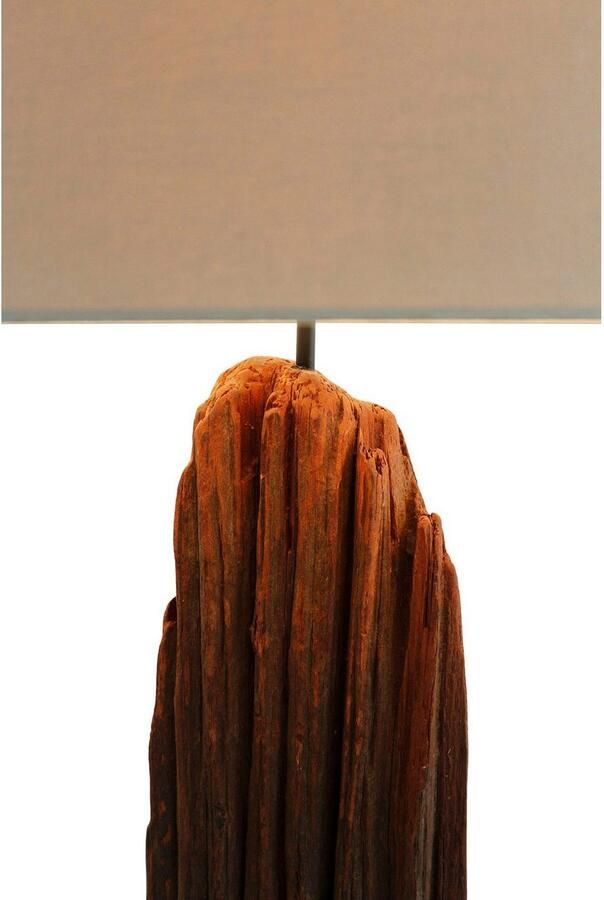 SalesFever Staande lamp Rosy handgemaakt met linnen kap (1 stuk) - Foto 7