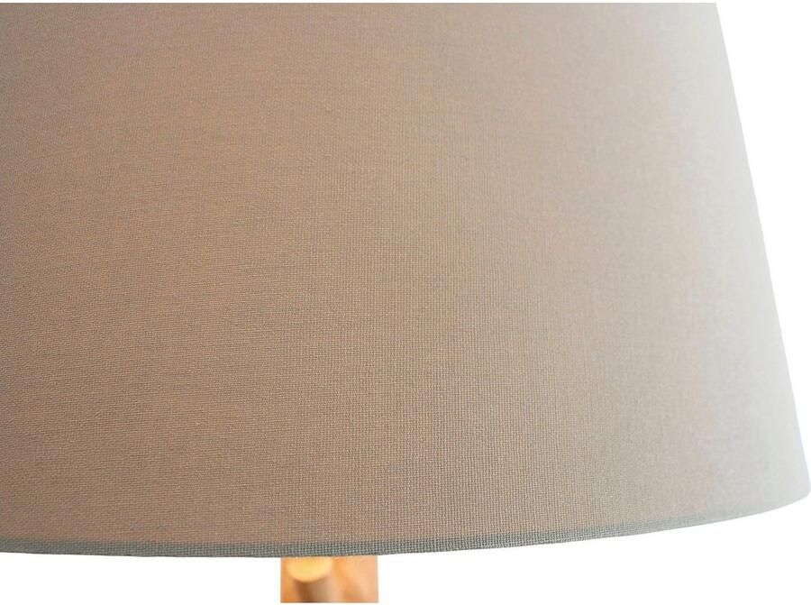 SalesFever Staande lamp Tahlia handgemaakt met linnen kap (1 stuk) - Foto 2