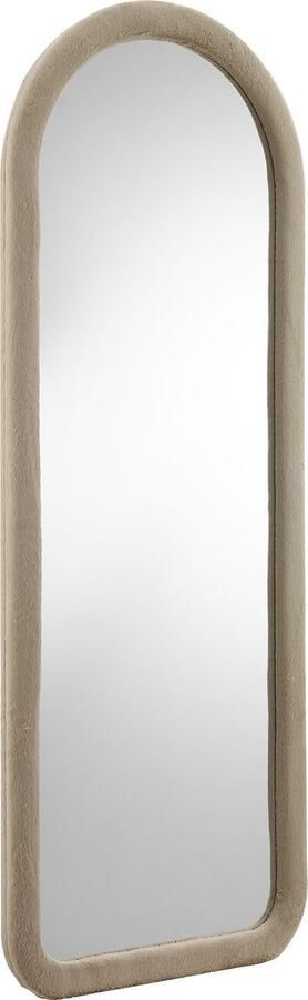 SalesFever Staande spiegel Bristol Ganzkörperspiegel 160 cm hoch Frame afgerond van kunstbont (1 stuk) - Foto 4