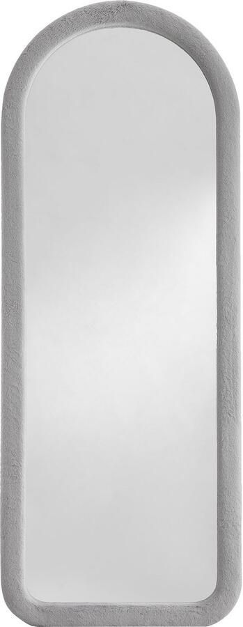 SalesFever Staande spiegel Bristol Ganzkörperspiegel 160 cm hoch Frame afgerond van kunstbont (1 stuk) - Foto 3