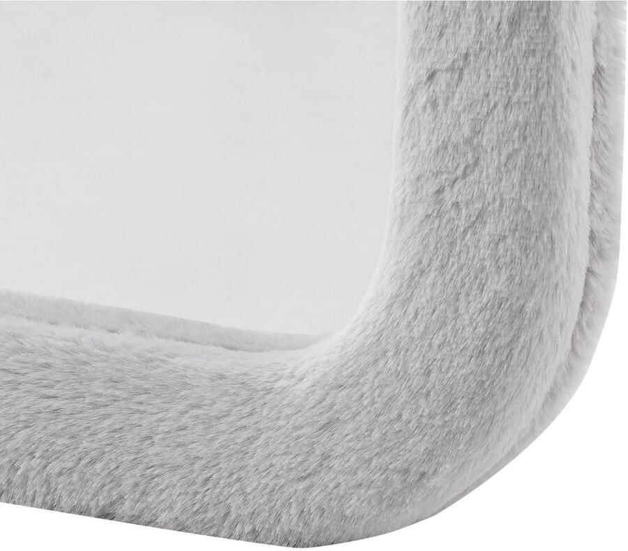 SalesFever Staande spiegel Bristol Ganzkörperspiegel 160 cm hoch Frame afgerond van kunstbont (1 stuk) - Foto 2