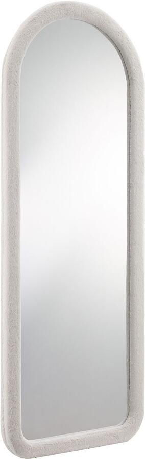 SalesFever Staande spiegel Bristol Ganzkörperspiegel 160 cm hoch Frame afgerond van kunstbont (1 stuk) - Foto 4