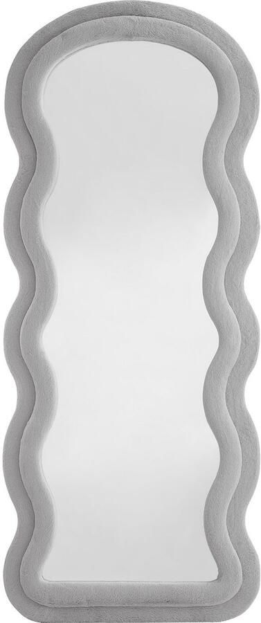 SalesFever Staande spiegel Bristol Ganzkörperspiegel: Eleganz in 170 cm Höhe Frame golvend van kunstbont hoogte 170 cm (1 stuk) - Foto 3