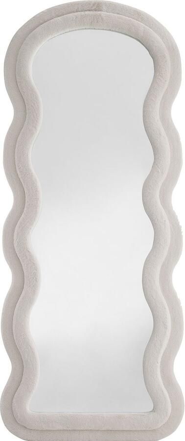 SalesFever Staande spiegel Bristol Ganzkörperspiegel: Eleganz in 170 cm Höhe Frame golvend van kunstbont hoogte 170 cm (1 stuk) - Foto 3