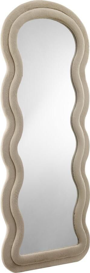 SalesFever Staande spiegel Bristol Ganzkörperspiegel: Eleganz in 170 cm Höhe Frame golvend van kunstbont hoogte 170 cm (1 stuk) - Foto 5