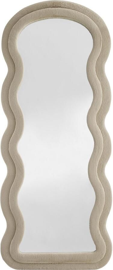 SalesFever Staande spiegel Bristol Ganzkörperspiegel: Eleganz in 170 cm Höhe Frame golvend van kunstbont hoogte 170 cm (1 stuk) - Foto 3