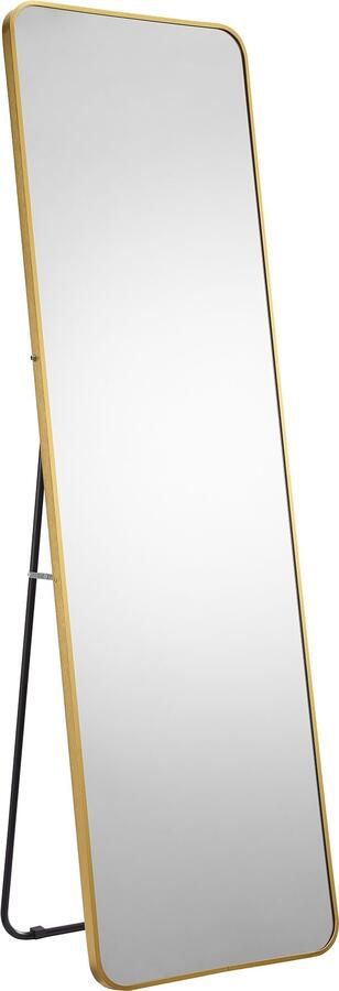 SalesFever Staande spiegel Design Ganzkörperspiegel für stilvolle Einrichtung met goudkleurige frame (1 stuk) - Foto 5