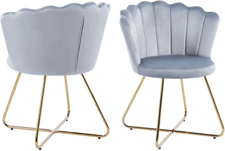 SalesFever Stoel Comfortabele stoel in elegant design (set 2 stuks) - Foto 6