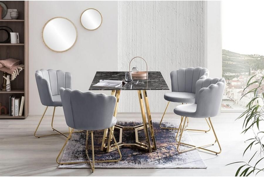 SalesFever Stoel Comfortabele stoel in elegant design (set 2 stuks) - Foto 7