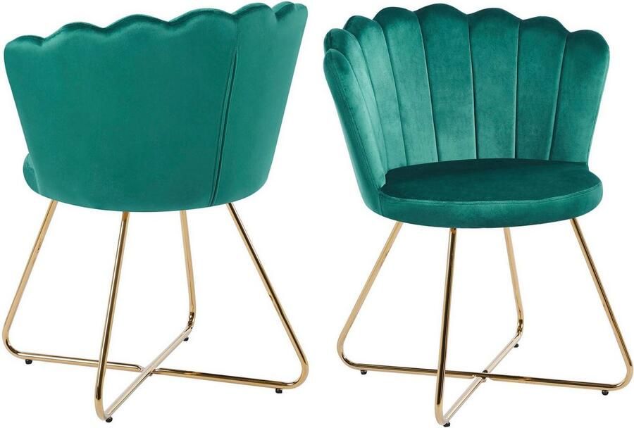 SalesFever Stoel Comfortabele stoel in elegant design (set 2 stuks) - Foto 6