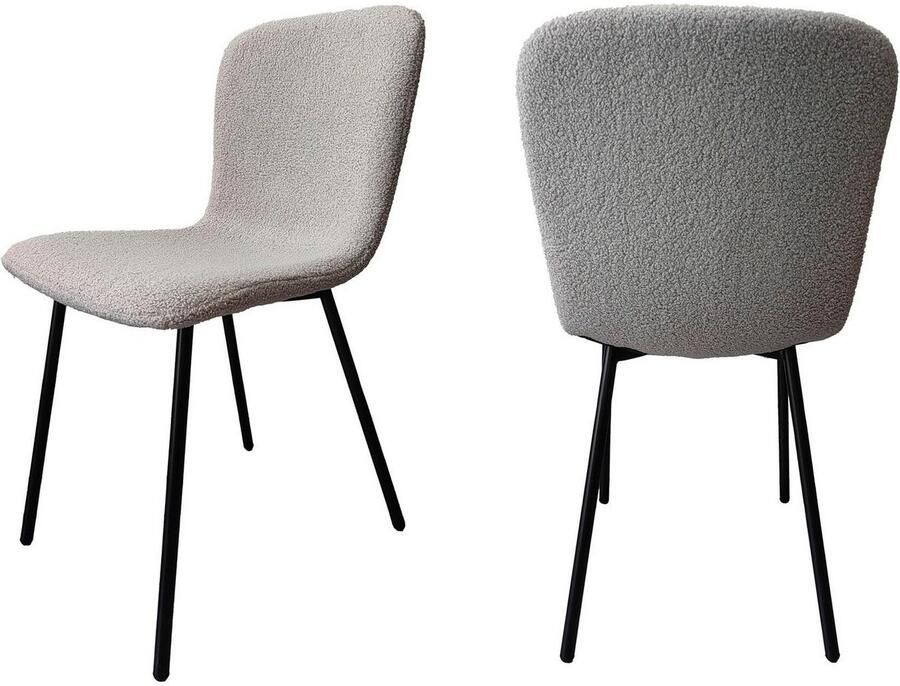 SalesFever Stoel met 4 poten Eetkamerstoel stijlvolle set Ergonomische 4-delige set voor optimaal zitcomfort (set 4 stuks) - Foto 2