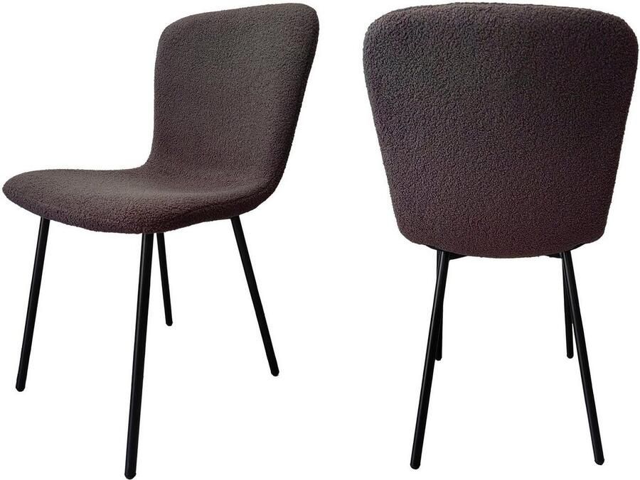 SalesFever Stoel met 4 poten Eetkamerstoel stijlvolle set Ergonomische 4-delige set voor optimaal zitcomfort (set 4 stuks) - Foto 2
