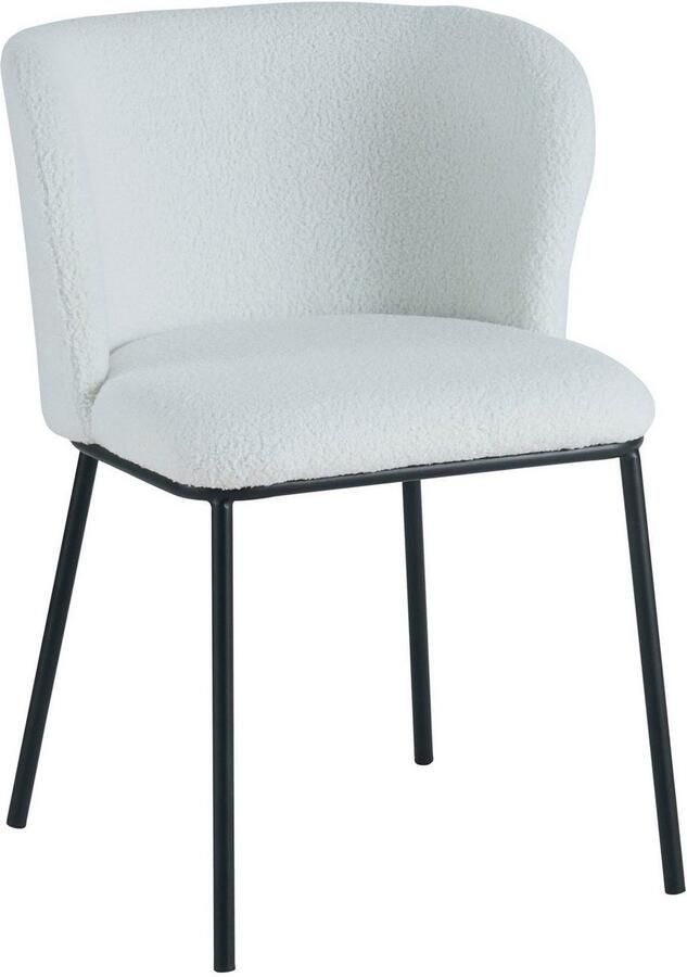 SalesFever Stoel met 4 poten Stuhl mit vier Füßen afgeronde rugleuning (set 2 stuks) - Foto 7