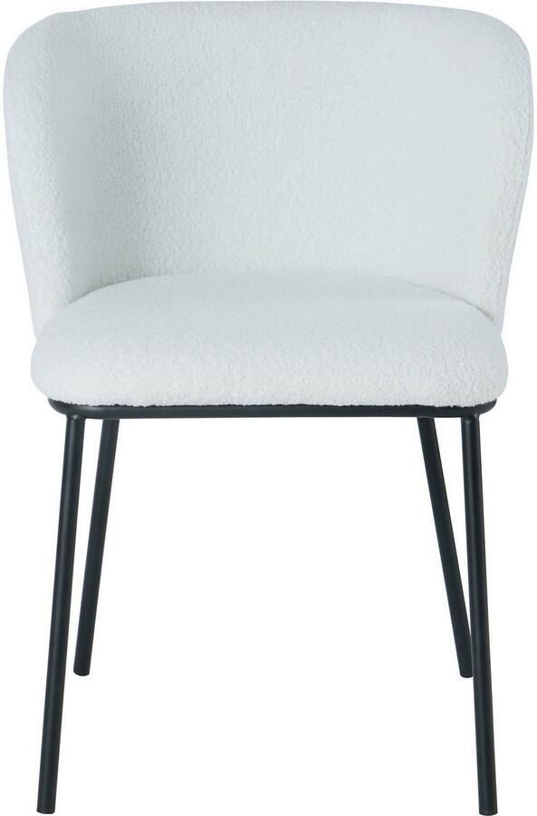 SalesFever Stoel met 4 poten Stuhl mit vier Füßen afgeronde rugleuning (set 2 stuks) - Foto 12