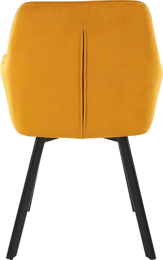 SalesFever Stoel met armleuningen Komfortabler Esszimmerstuhl im eleganten Stil met ruitstiksel (set 2 stuks) - Foto 8