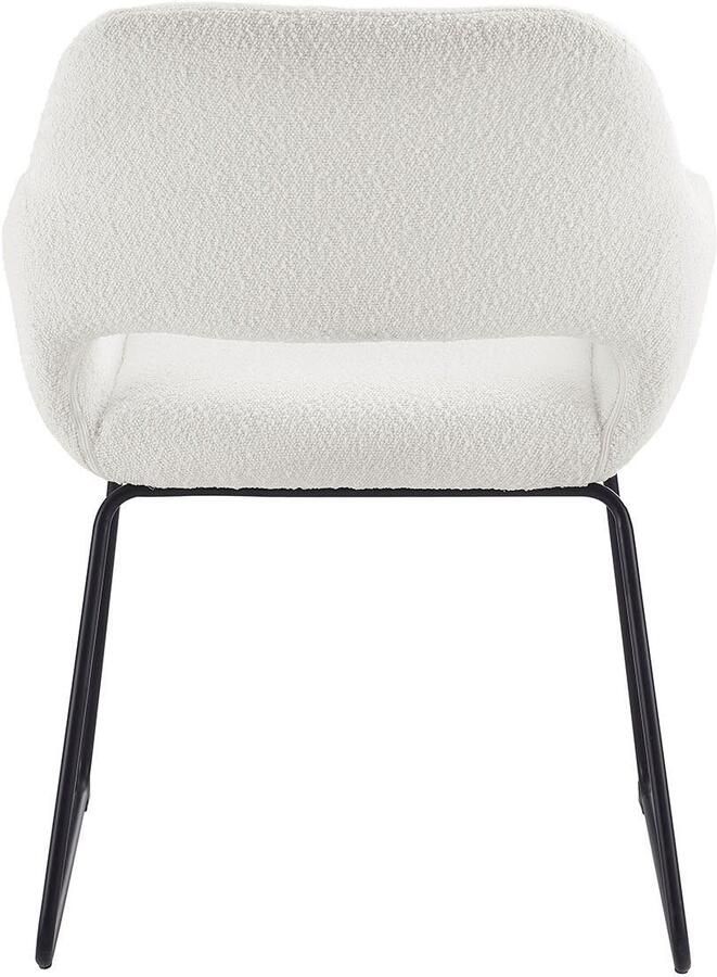 SalesFever Stoel met armleuningen Komfortabler Esszimmerstuhl mit Stil Bekleding in moderne bouclé-look - Foto 6